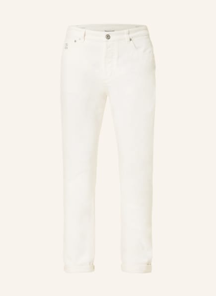 BRUNELLO CUCINELLI Jeans Leisure Fit, Farbe: WEISS (Bild 1)