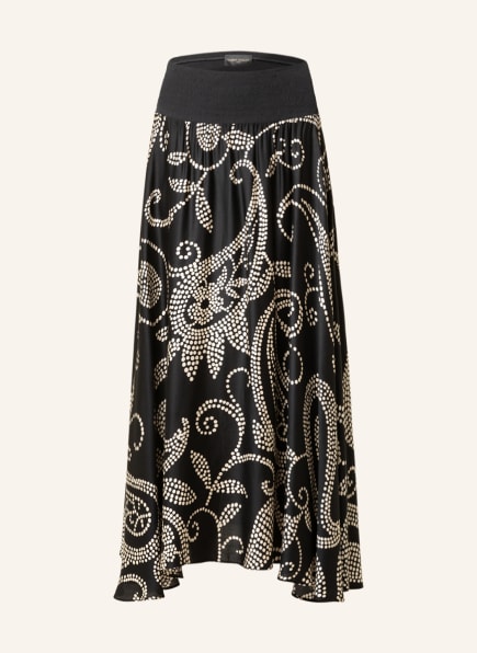 VALÉRIE KHALFON Skirt GEES, Color: BLACK/ BEIGE (Image 1)
