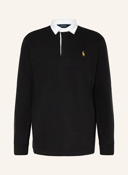 POLO RALPH LAUREN Jersey-Poloshirt, Farbe: SCHWARZ (Bild 1)
