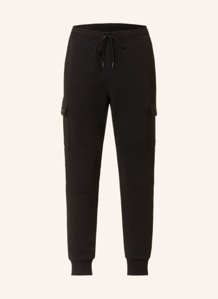 POLO RALPH LAUREN Trousers in jogger style, Color: BLACK (Image 1)