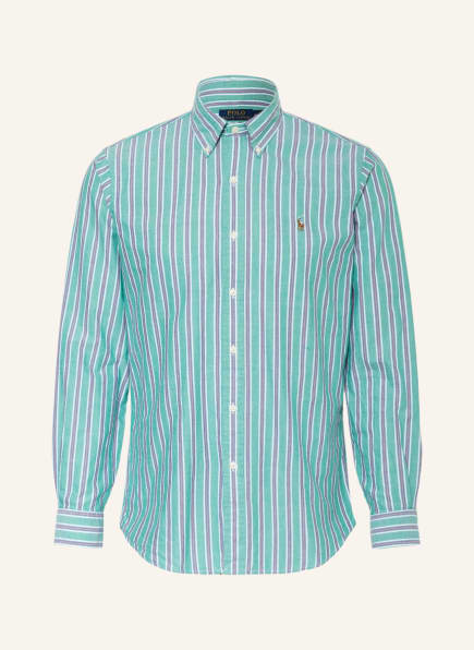 POLO RALPH LAUREN Oxfordhemd Custom Fit , Farbe: HELLGRÜN/ BLAU/ ORANGE (Bild 1)