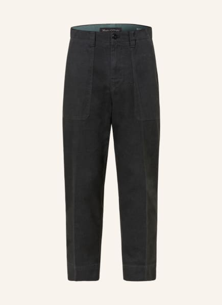 Marc O'Polo 7/8 trousers BELSBO relaxed fit, Color: DARK GREEN (Image 1)