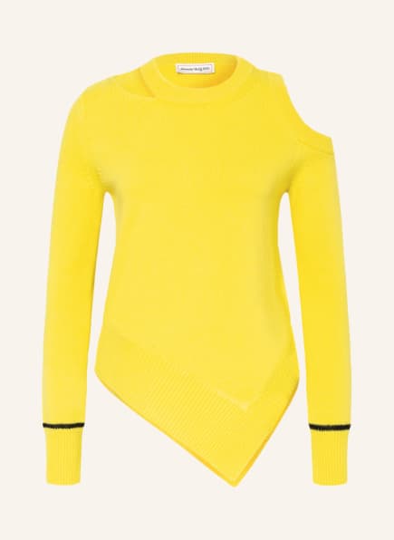 Alexander McQUEEN Cold-shoulder sweater , Color: YELLOW (Image 1)