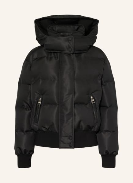 Alexander McQUEEN Quilted jacket with detachable hood , Color: BLACK (Image 1)