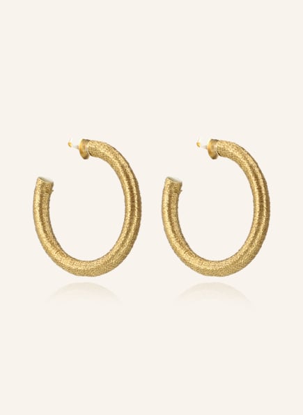 LOTT.gioielli Creole earrings THREATED CREOLE LARGE, Color: GOLD (Image 1)