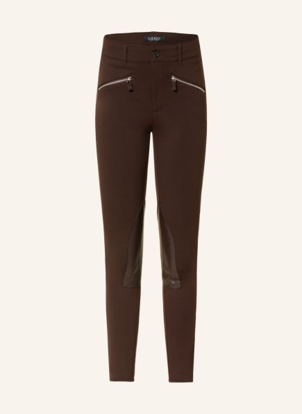 LAUREN RALPH LAUREN Jerseyhose , Farbe: BRAUN (Bild 1)