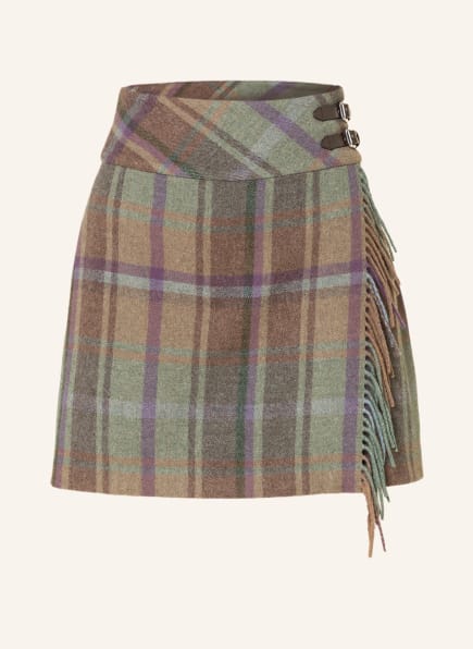 LAUREN RALPH LAUREN Skirt, Color: OLIVE/ PURPLE (Image 1)