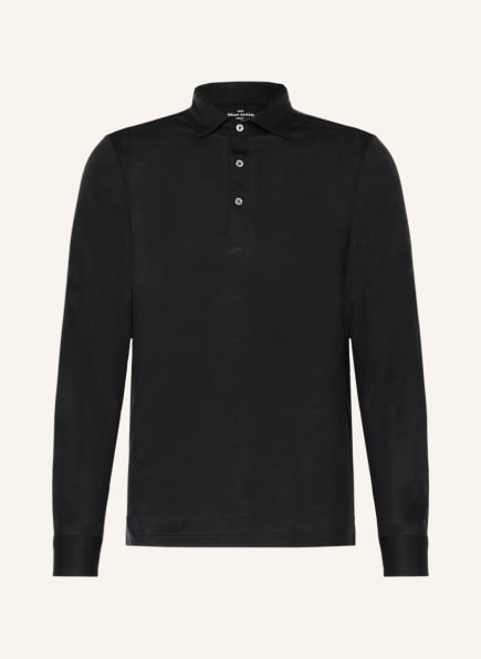 GRAN SASSO Jersey polo shirt, Color: BLACK (Image 1)