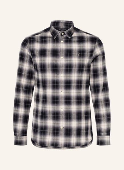 ALL SAINTS Hemd SELWYN Slim Fit, Farbe: SCHWARZ/ DUNKELGRAU/ CREME (Bild 1)