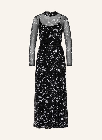 Phase Eight Mesh dress ELIANNA , Color: BLACK/ WHITE (Image 1)