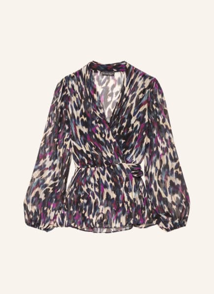 Phase Eight Wrap blouse FLORENTINE, Color: ECRU/ FUCHSIA (Image 1)
