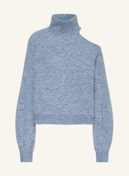maje Cold-Shoulder-Pullover MARIA, Farbe: BLAUGRAU (Bild 1)