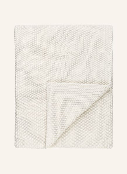 Marc O'Polo Throw NORDIC KNIT, Color: WOOL WHITE (Image 1)
