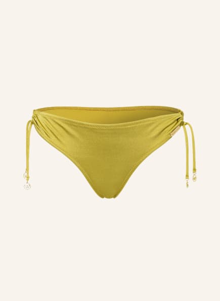 watercult Basic bikini bottoms MAKRAMÉ LOVE, Color: GREEN (Image 1)