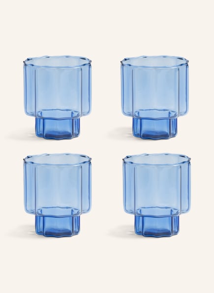 &k amsterdam Set of 4 drinking glasses BLOOM