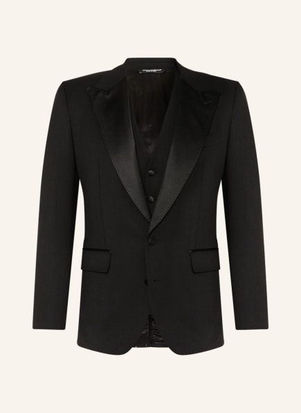 DOLCE & GABBANA Suit extra slim fit with tuxedo stripe