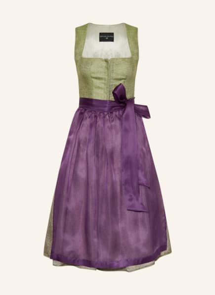 KINGA MATHE Dirndl ALCAMO mit Seide und Leinen