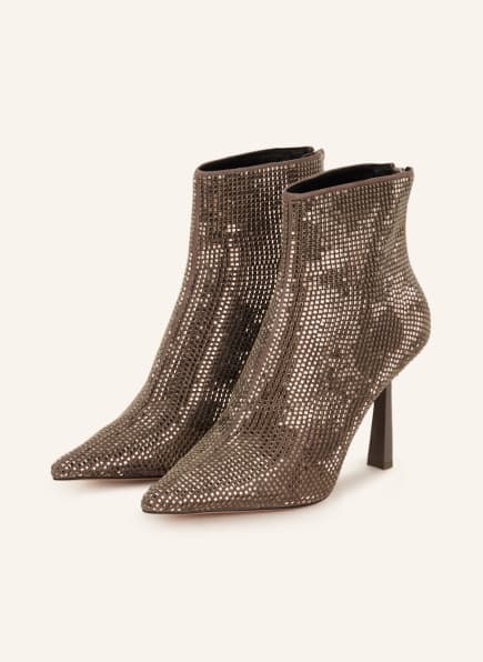 Lola Cruz Ankle boots with decorative gems