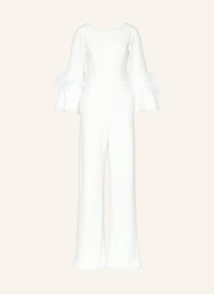 ADRIANNA PAPELL Jumpsuit with feathers