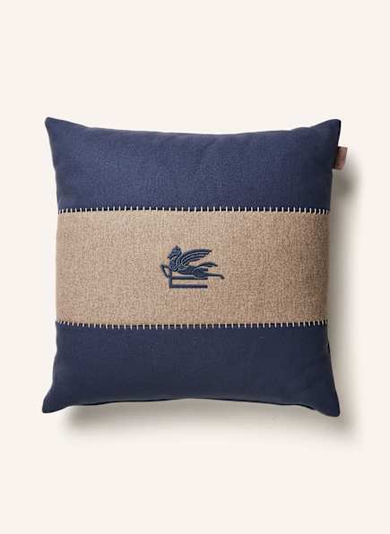 ETRO Home Decorative cushion in linen