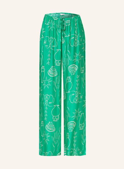 SEAFOLLY Wide leg trousers ATLANTIS with silk