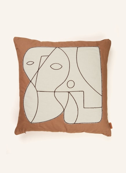 Ferm LIVING Dekokissen FIGURE mit Daunenfüllung