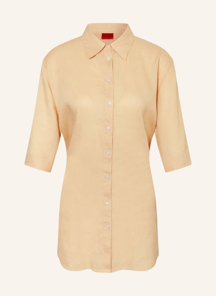 HUGO Shirt blouse ETILLIANA with linen