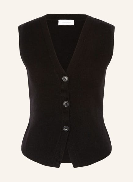 darling harbour Knit vest with cashmere