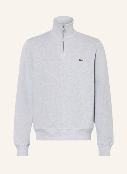 LACOSTE Half-zip sweater in sweatshirt fabric