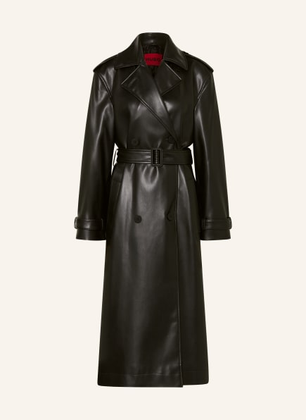 HUGO Trench coat MALITTA in leather look