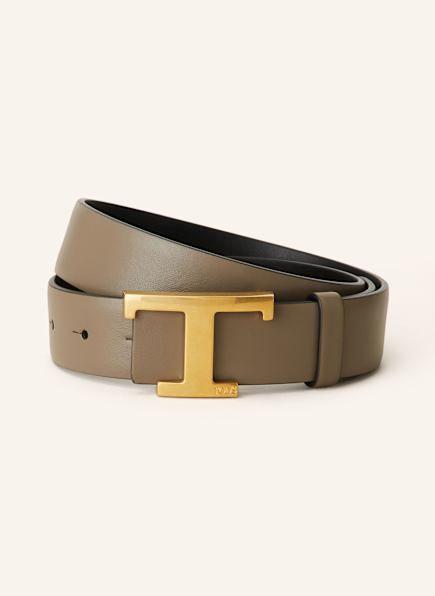 TOD'S Reversible leather belt