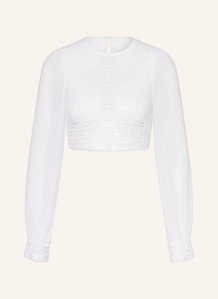 Johann & Johanna Dirndlbluse mit Lochspitze