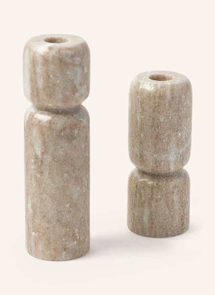 Westwing Collection Lot de 2 bougeoirs COMO