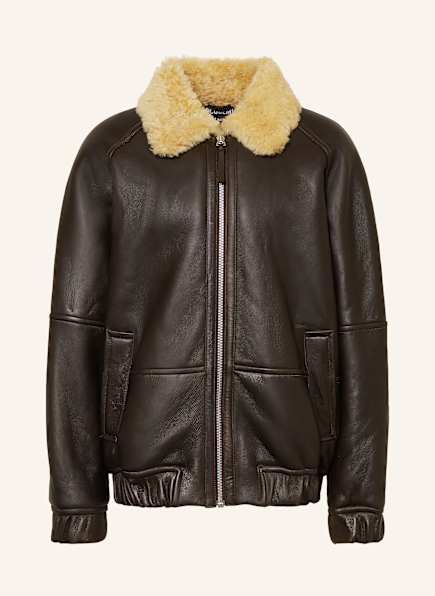 JACQUEMUS Lederjacke LE BOMBARDIER