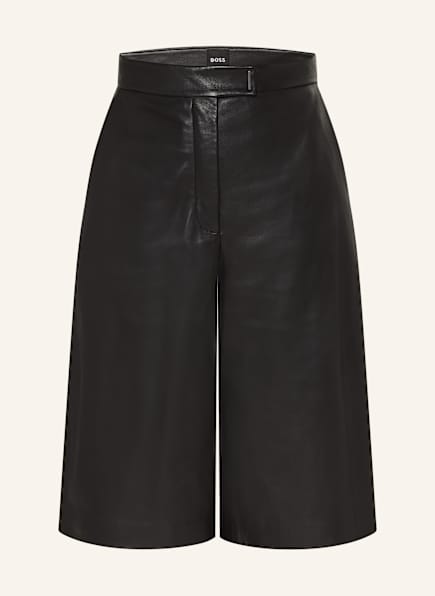 BOSS Leather Bermuda shorts SIENNA