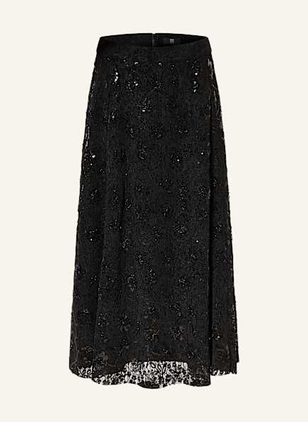 RIANI Spitzenrock mit Pailletten