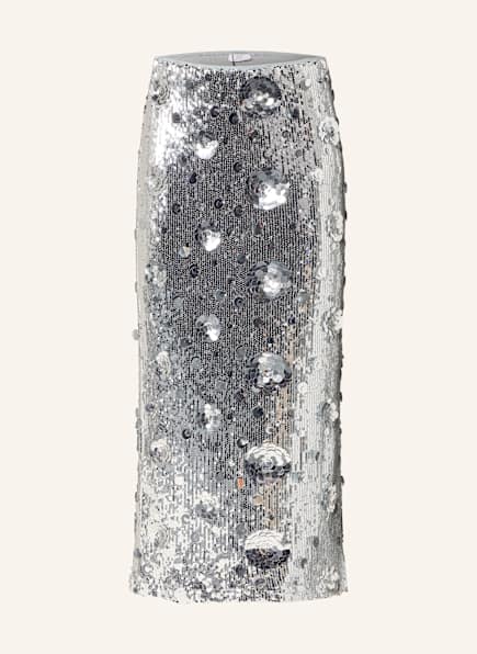 RIANI Mesh-Rock mit Pailletten