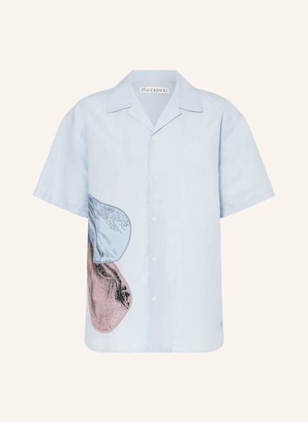 JW ANDERSON Resort shirt comfort fit with linen