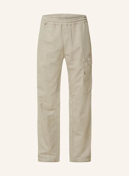 C.P. COMPANY Cargo kalhoty Loose Fit se lnem