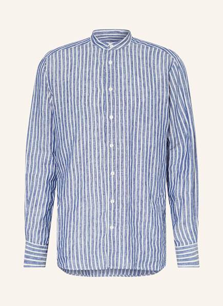 ETON Linen shirt regular fit with stand-up collar