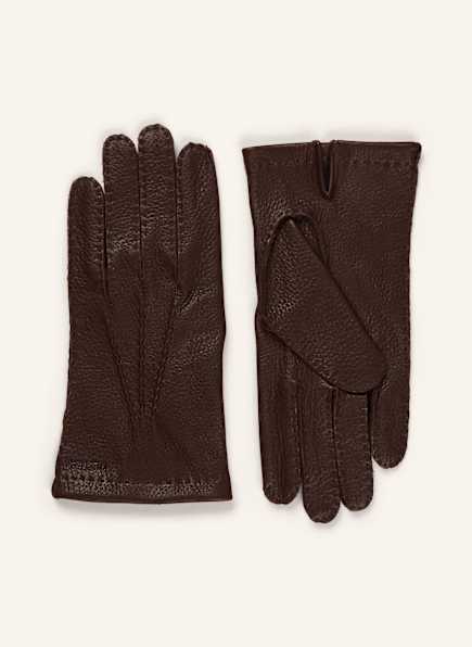 HESTRA Kožené rukavice HENRY