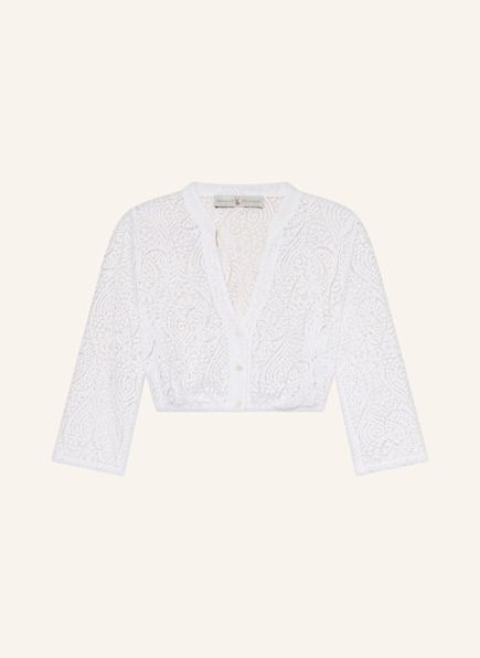 Johann & Johanna Dirndlbluse mit 3/4-Arm aus Spitze
