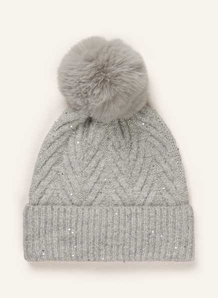 LIU JO Mütze mit Kunstpelz