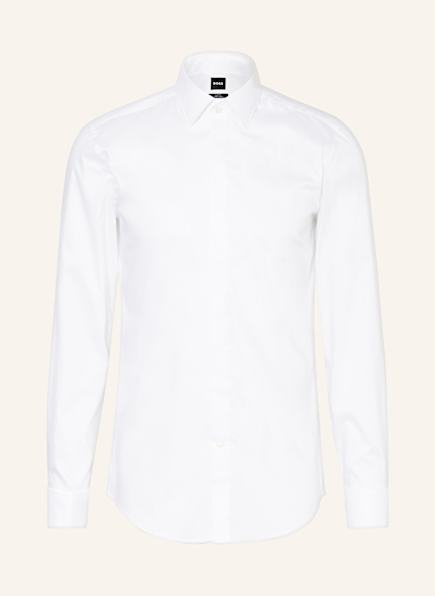 BOSS Koszula HANK slim fit z wywiniętymi mankietami