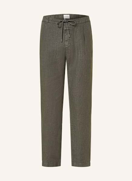 CLOSED Lněné kalhoty VIGO TAPERED v joggingovém stylu Regular Fit