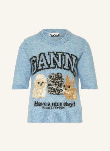 GANNI Strickshirt mit Alpaka