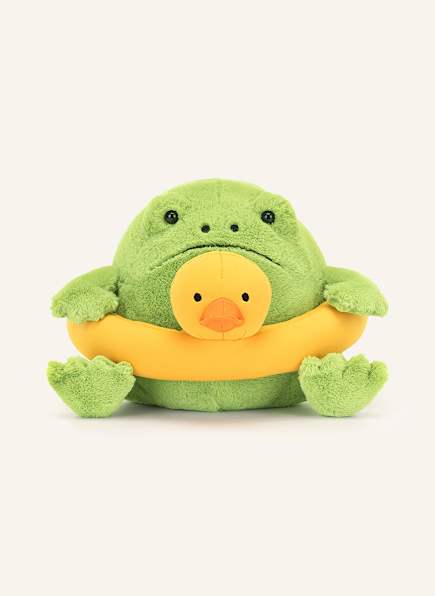 Jellycat Pluszowa żabka RICKY RAIN FROG RUBBER RING