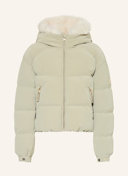 GARCIA Steppjacke mit Kunstpelz