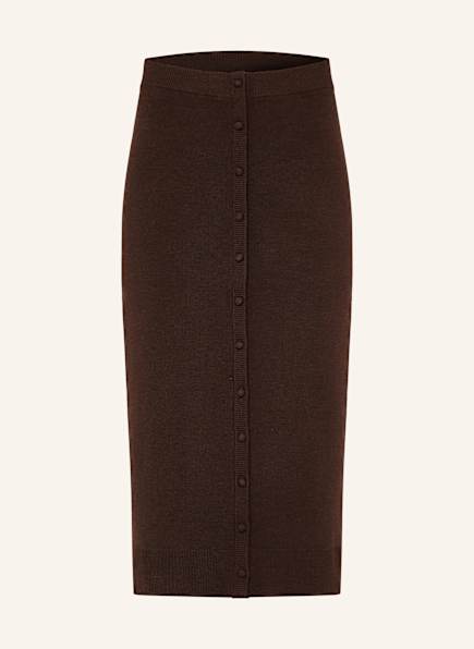 VICTORIA BECKHAM Strickrock aus Merinowolle