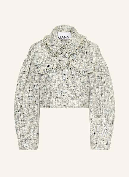 GANNI Tweed-Jacke